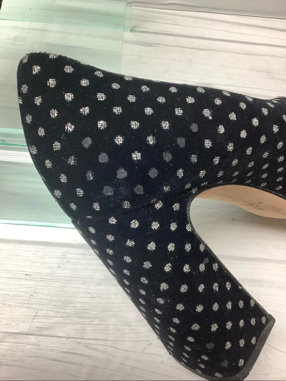 kate spade black velvet